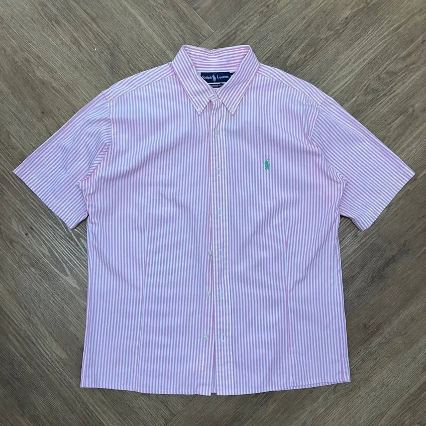 [BUNJANG] Polo Ralph Lauren Striped Short Sleeve Shirt / N200 폴로 스트라이프 반팔셔츠