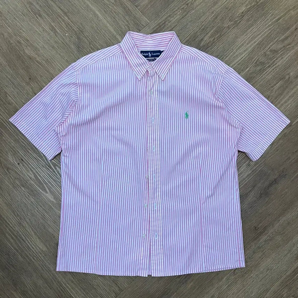 [BUNJANG] Polo Ralph Lauren Striped Short Sleeve Shirt / N200 폴로 스트라이프 반팔셔츠