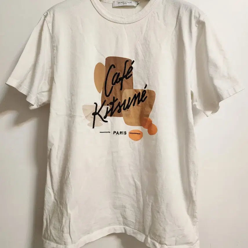 [BUNJANG] Maison Kitsuné Embroidered Logo T-Shirt / 메종키츠네 티셔츠