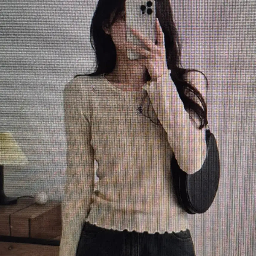 [BUNJANG] Long Sleeve Knit T-shirt 5 Colors / (해외배송)긴팔 니트티 5컬러
