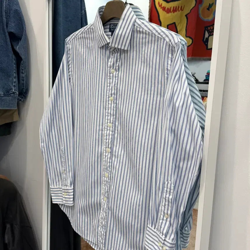 [BUNJANG] 00s Polo Ralph Lauren Regent Striped Shirt / 00s Polo ralph lauren 폴로 랄프로렌 REGENT 스트라이프 셔츠