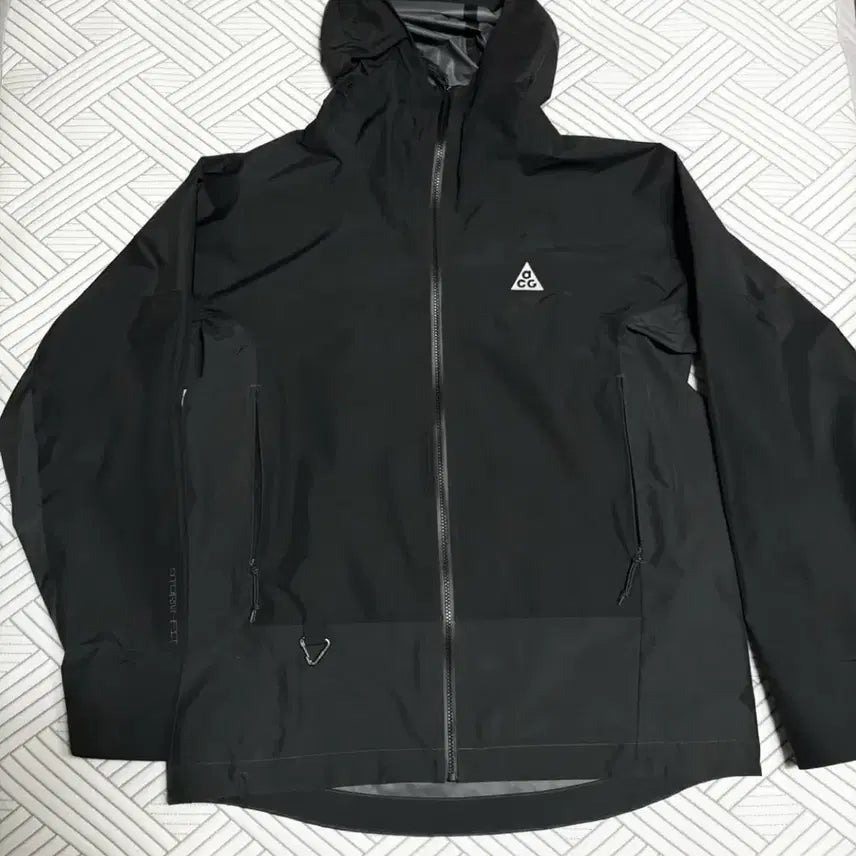 [BUNJANG] Nike ACG Cascade Rain Full Zip Shell Jacket Noir L / 나이키 acg 케스케이드 레인 풀 집 쉘 자켓 느와르 L