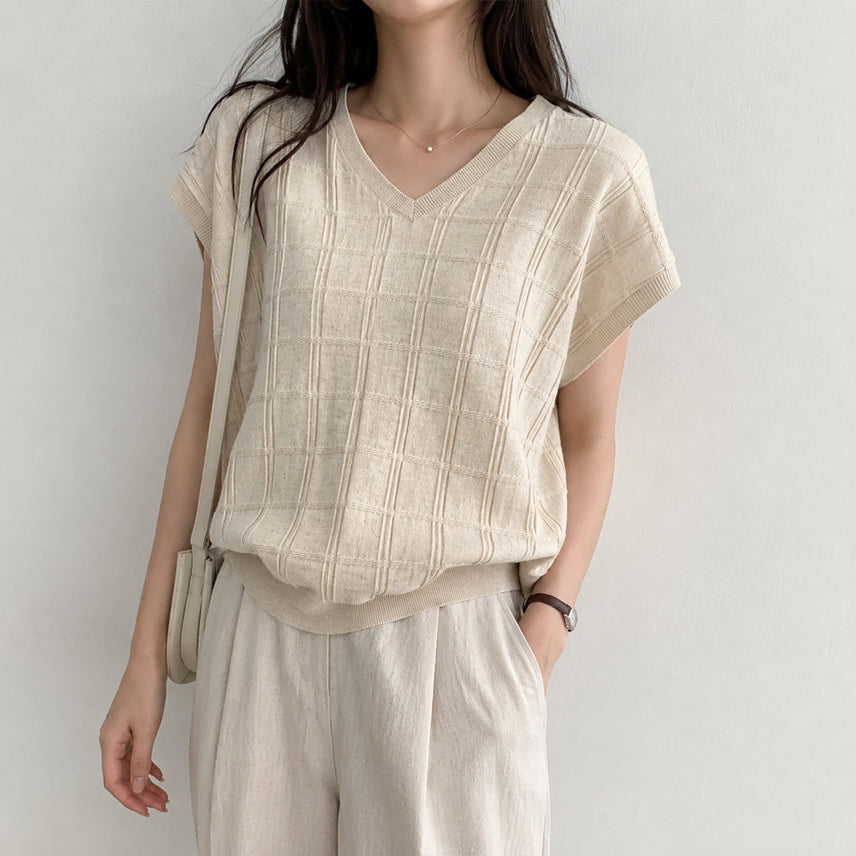 [BUNJANG] ECLAT Knit Vest / [88]ECLAT에끌라 니트 베스트 (새상품)