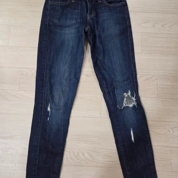 [BUNJANG] SIWI High Waist Slim Fit Denim Pants / 씨위진