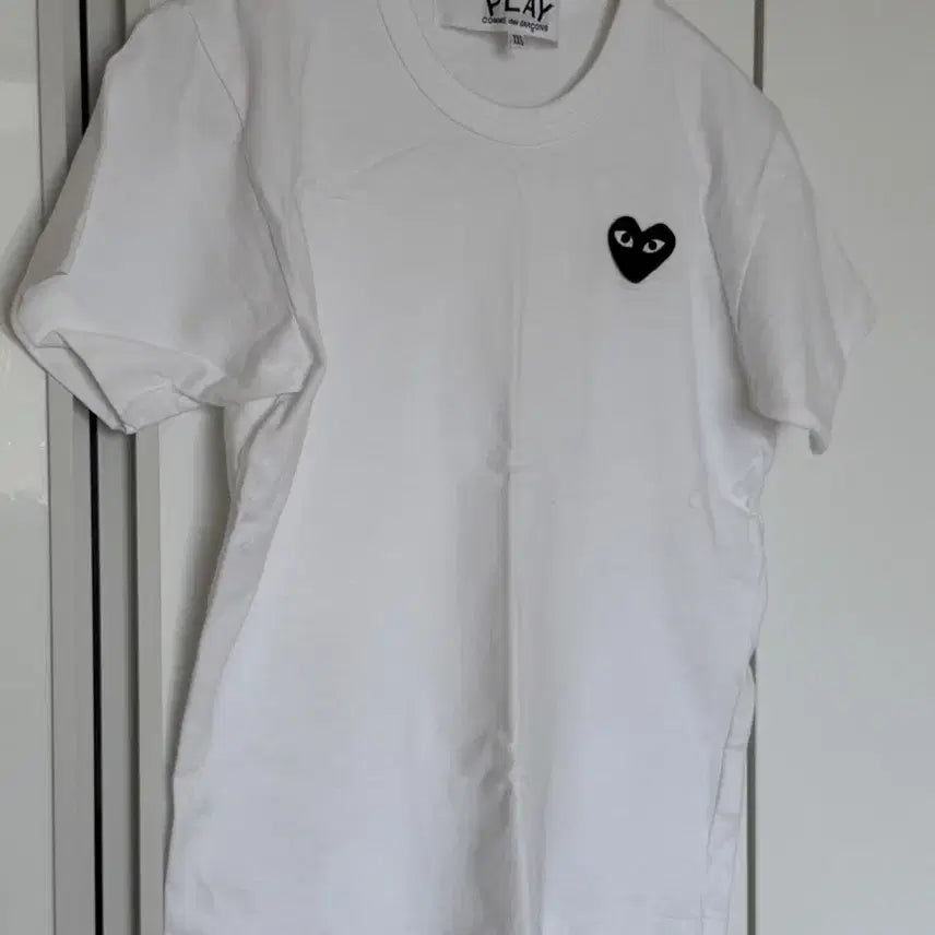 [BUNJANG] Comme des Garçons Blackheart Patch Short Sleeve T-Shirt / 꼼데가르송 블랙와펜 반팔