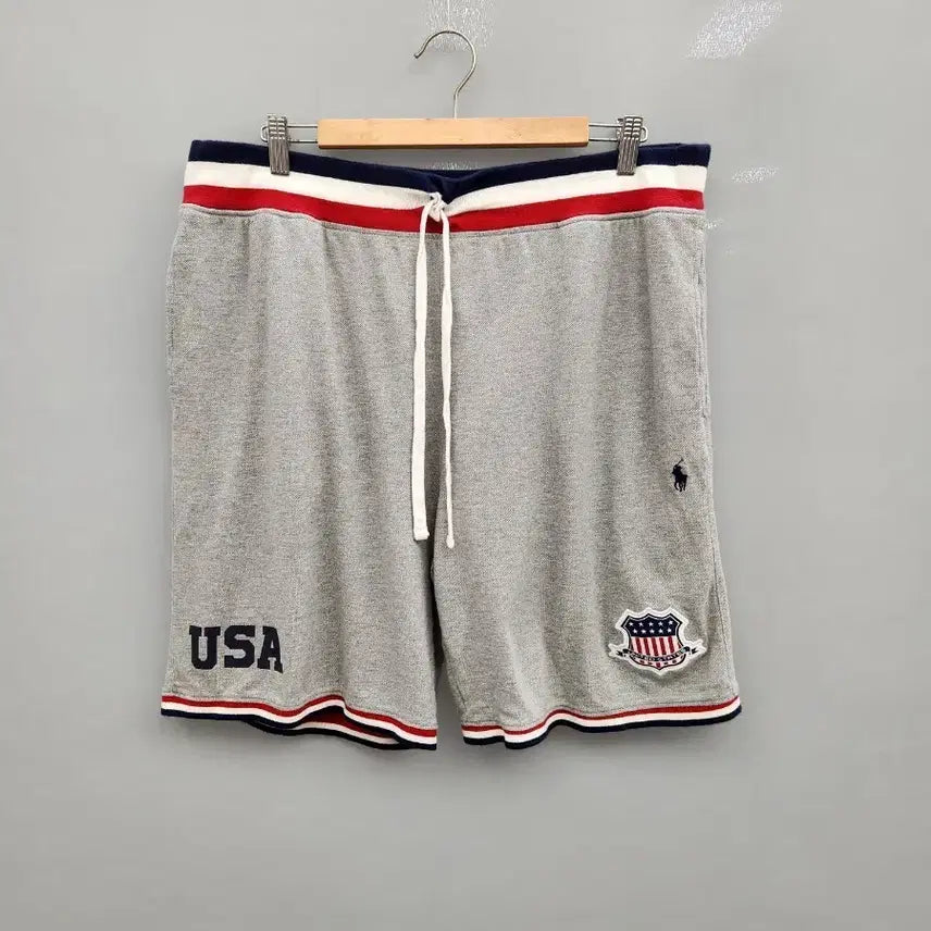 [BUNJANG] Polo Ralph Lauren USA Sporty Sweat Shorts XXL / 폴로 랄프로렌 USA 스포티 스웨트 반바지 XXL