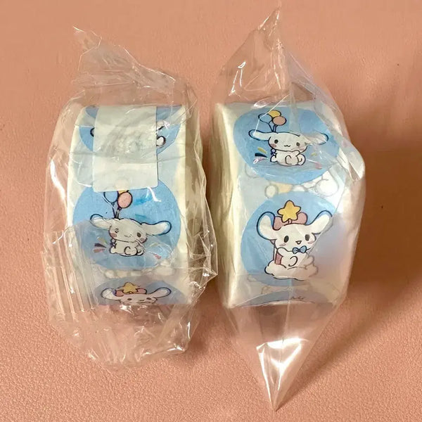 [BUNJANG] Cinnamoroll Large Capacity Roll Sticker Set / 시나모롤 500p 대용량 롤스티커