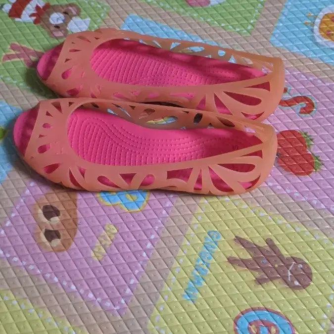 [BUNJANG] Crocs Sandals W7 / 크록스 샌들 오렌지 핑크w7