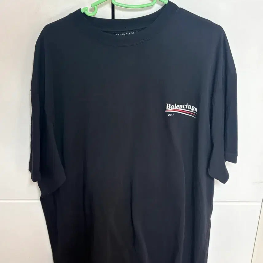 [BUNJANG] Balenciaga 2017 Wave Logo T-Shirt Large / 발렌시아가 2017 웨이브로고 반팔 L