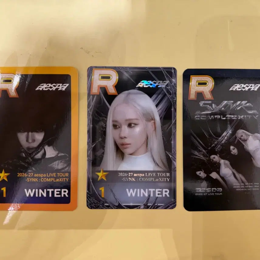 [BUNJANG] Aespa Winter Synk : Carminity Photocard / 에스파 윈터  2026-27 에스파 콘서트 -SYNK : COMPLaeXITY 슈스엠 미션인증 구매인증포카 양도