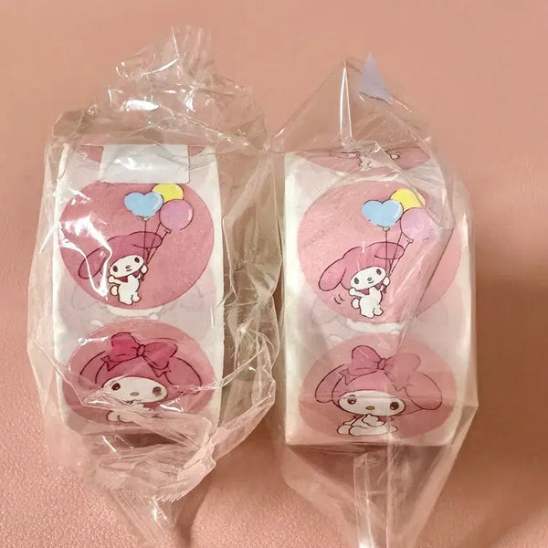 [BUNJANG] My Melody 500 Piece Large Roll Stickers / 마이멜로디 500p 대용량 롤스티커