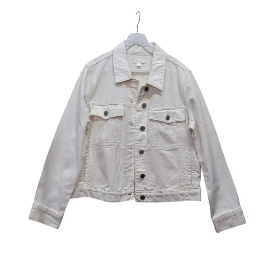 [BUNJANG] COS White Cream Denim Jacket / 코스 화이트 크림 데님 자켓