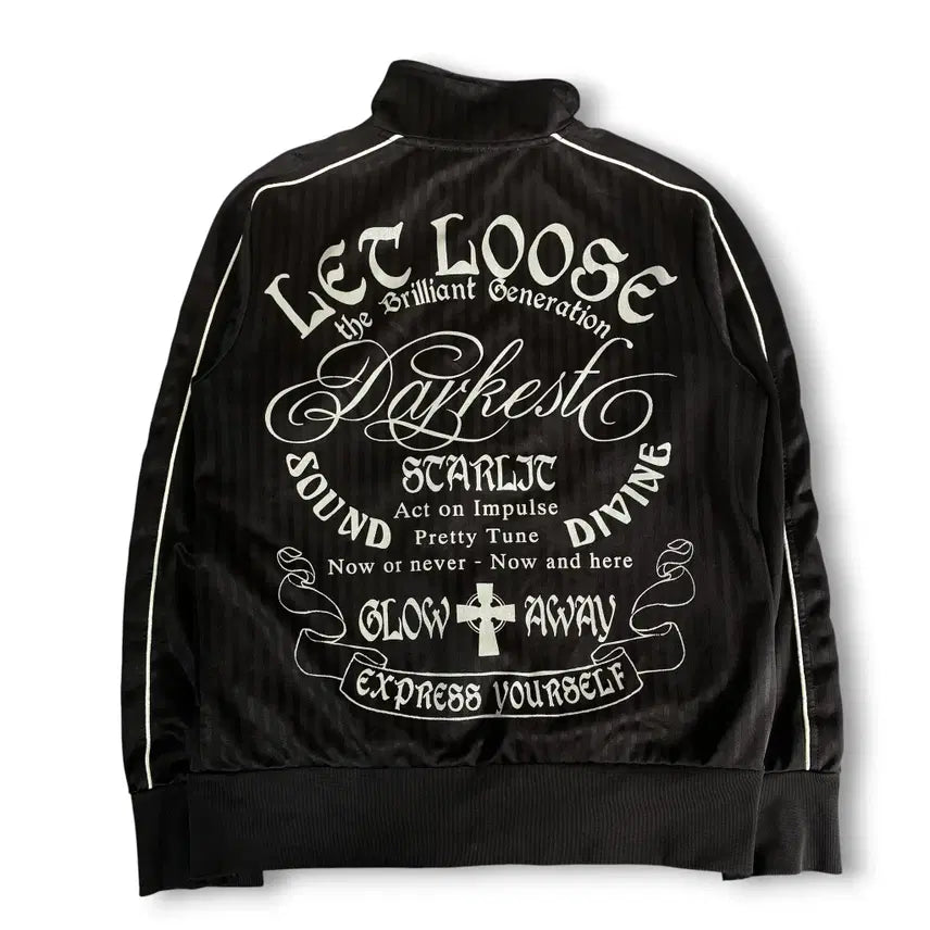 [BUNJANG] JPN Emblem Patch Back Printing Track Jacket M / JPN 엠블럼 패치 백프린팅 트랙 자켓 M