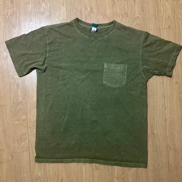 [BUNJANG] Good On 5.5oz Pigment Dyed Pocket T-Shirt (L) / 굿온 5.5oz 피그먼트다잉 포켓티(L)