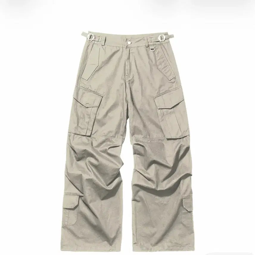 [BUNJANG] Flavorism Vintage Washed Beige Cargo Pants (L) / 크림단독 플레이버리즘 빈티지 워시드 베이지 카고팬츠 l사이즈