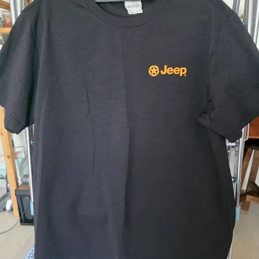 [BUNJANG] Jeep Black Logo T-Shirt / Jeep 반팔 티셔츠 블랙