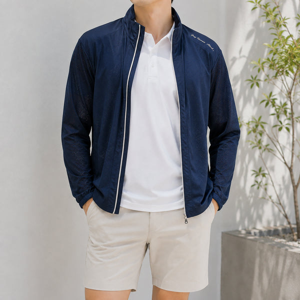 [BUNJANG] Greg Norman Lightweight Mesh Zip-Up Jacket (Men's 100) / [100]그렉노먼 초경량 메쉬 집업 자켓