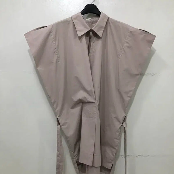 [BUNJANG] Loose Fit Batwing Collar Blouse / 루즈핏 가오리 카라 블라우스