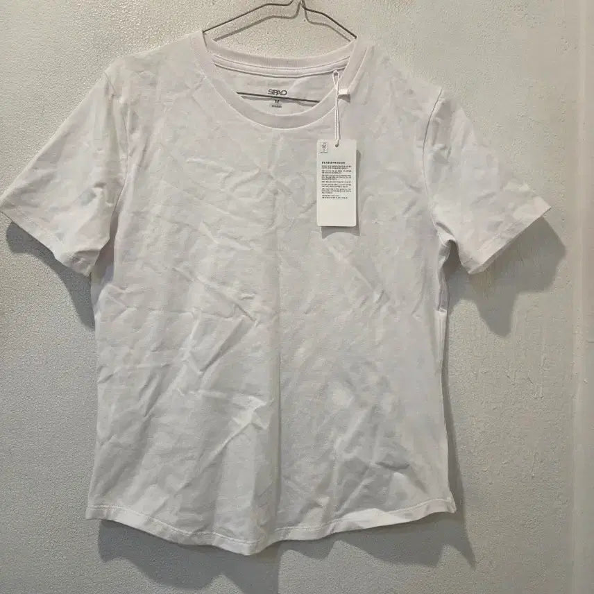 [BUNJANG] SPAO White Short-Sleeve T-Shirt M / 스파오 반팔티 화이트  가64