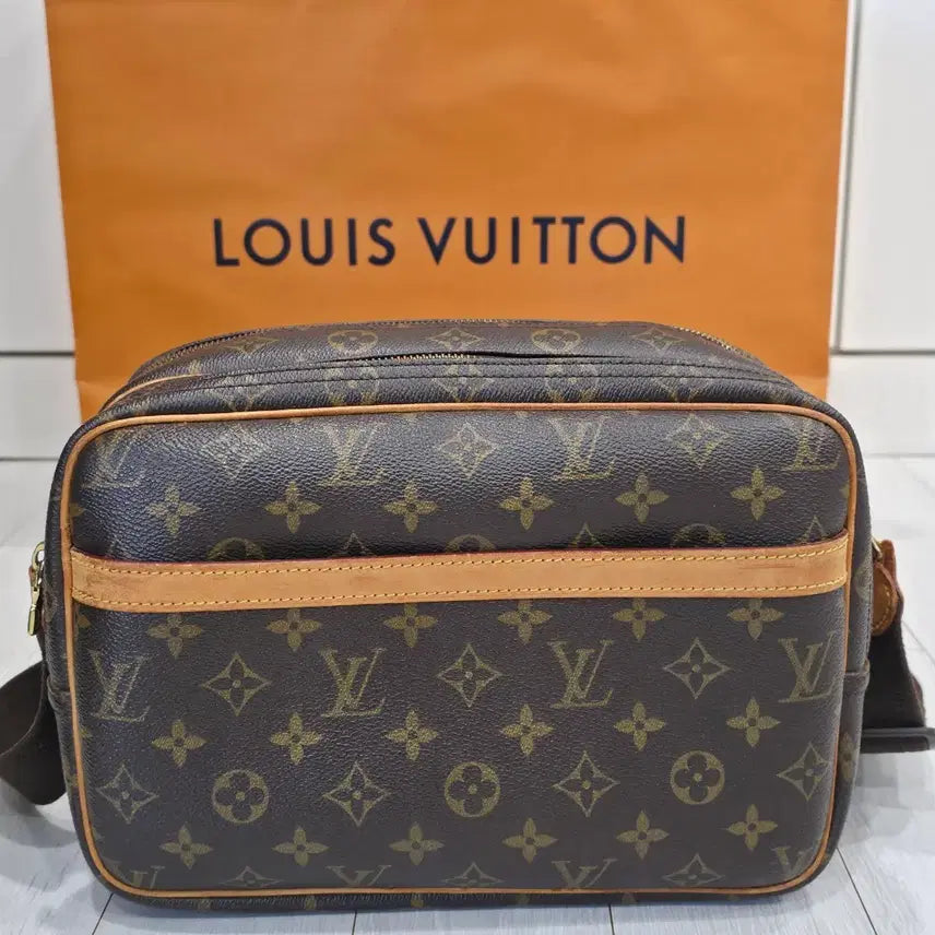 [BUNJANG] Louis Vuitton Monogram Canvas Reporter PM Crossbody Shoulder Bag / 루이비통 모노그램 캔버스 리포터pm 크로스백 숄더백 남녀공용