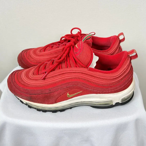 [BUNJANG] Nike Air Max 97 Red Sneakers / 나이키 에어맥스97 레드 운동화 스니커즈 신발 265 라덴 빈티지