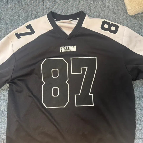 [BUNJANG] Freedom Long Sleeve Rugby Jersey L / 프리덤 롱슬리브 럭비 져지 L