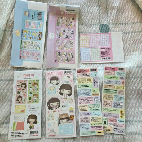 [BUNJANG] Moi Ttoi Sticker Set (19 pcs) / 모이또이 스티커 19장