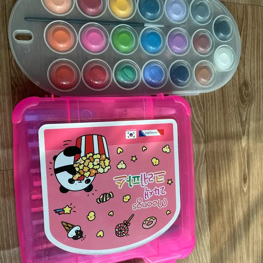 [BUNJANG] 24 Color Crayons & 20 Color Paints Set / 크레파스 물감 일괄판매