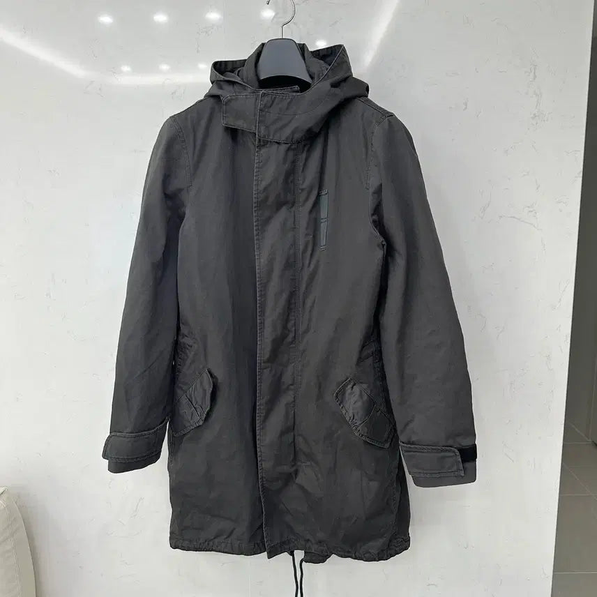 [BUNJANG] AllSaints Retreat Fishtail Parka (Black, Size S) / 올세인츠 Allsaints 정품 리트리트 모즈코트 피쉬테일 파카 블랙 S (100추천)