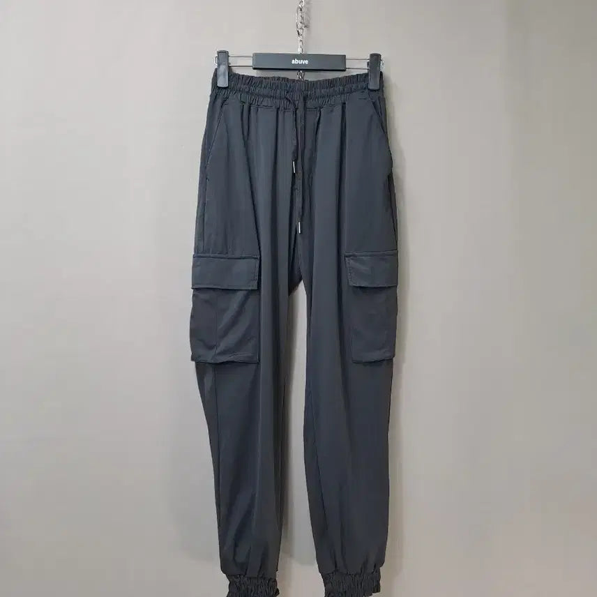 [BUNJANG] Cargo Jogger Pants with Elastic Waistband / 허리밴드 카고 조거 팬츠