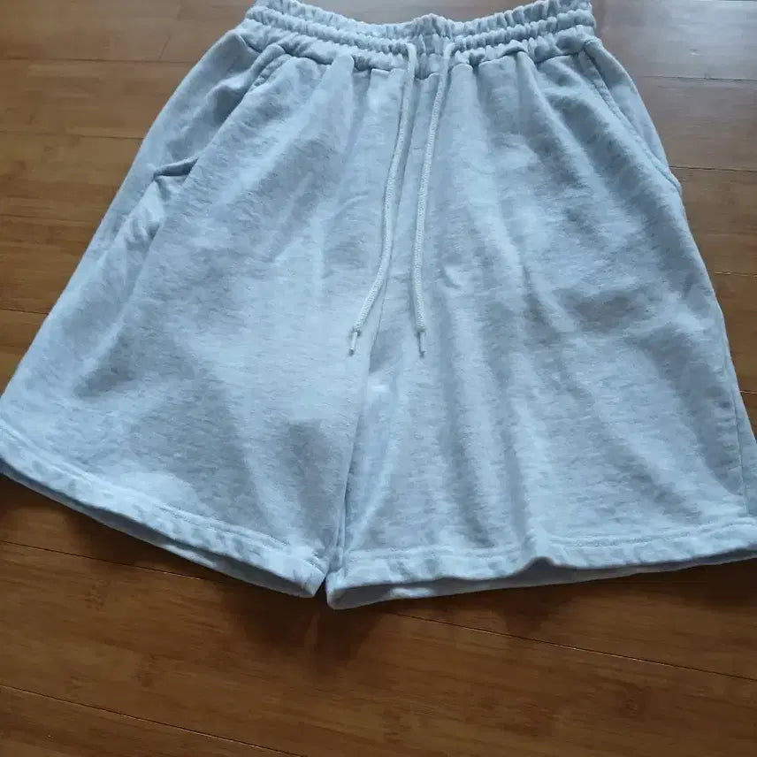 [BUNJANG] Melange Grey Training Shorts / 멜란지 회색 트레이닝 반바지