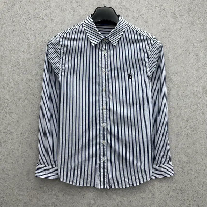 [BUNJANG] Hazzys Women's Striped Shirt / 100 헤지스 여자 스트라이프 셔츠