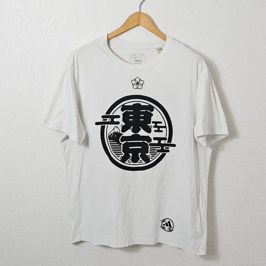 [BUNJANG] Adidas Tokyo Graphic Essential T-Shirt / 아디다스 도쿄 동경 일본 반팔 티셔츠 그래픽 에센셜 L 100