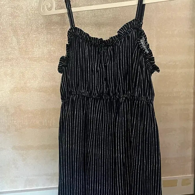[BUNJANG] Sleeveless Striped Maxi Dress / 나시 원피스
