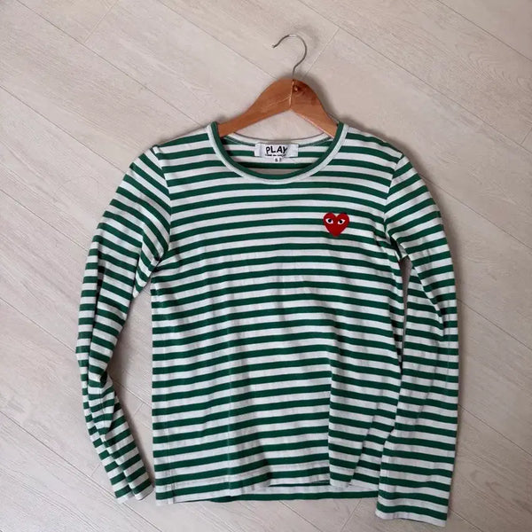 [BUNJANG] Comme des Garçons PLAY Striped Long Sleeve / 꼼데가르송 롱슬리브