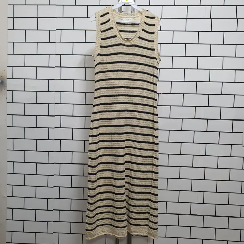 [BUNJANG] Sleeveless Knit Long Dress / 형-134 민소매 니트 롱원피스
