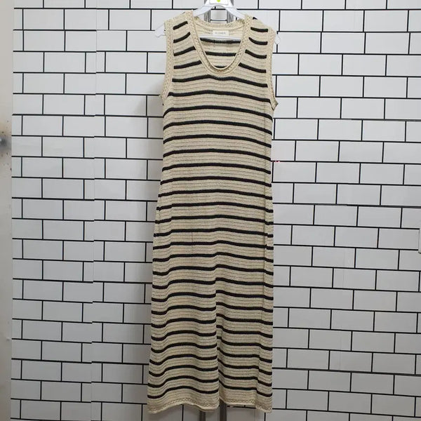 [BUNJANG] Sleeveless Knit Long Dress / 형-134 민소매 니트 롱원피스