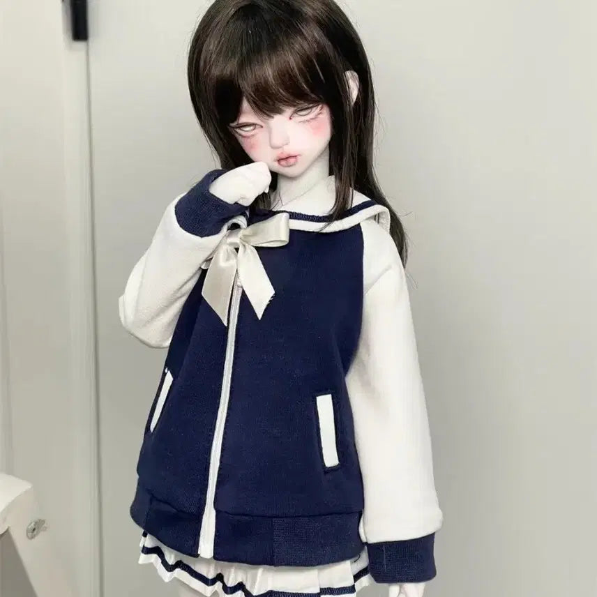 [BUNJANG] Sailor Hoodie Set (1/3 Size) / (sd)(1/3)세일러후드세트