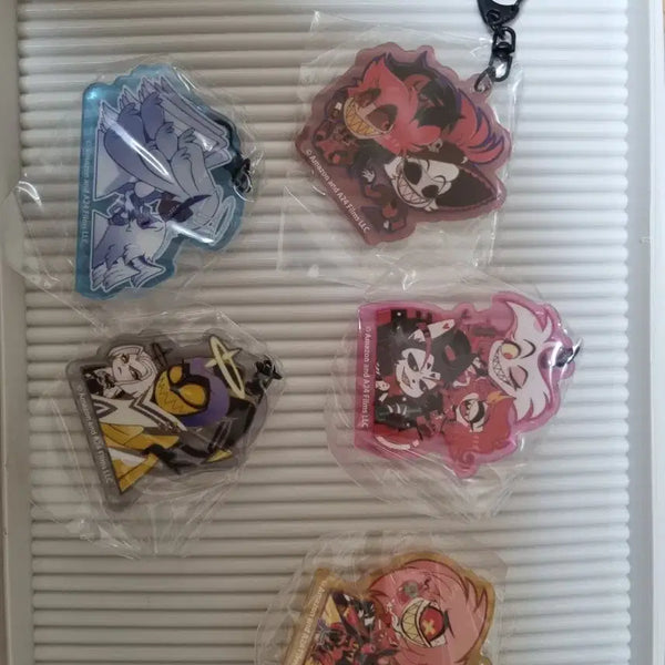 [BUNJANG] Hazbin Hotel Acrylic Keyring Bundle Set / 해즈빈호텔 아크릴 키링 일괄