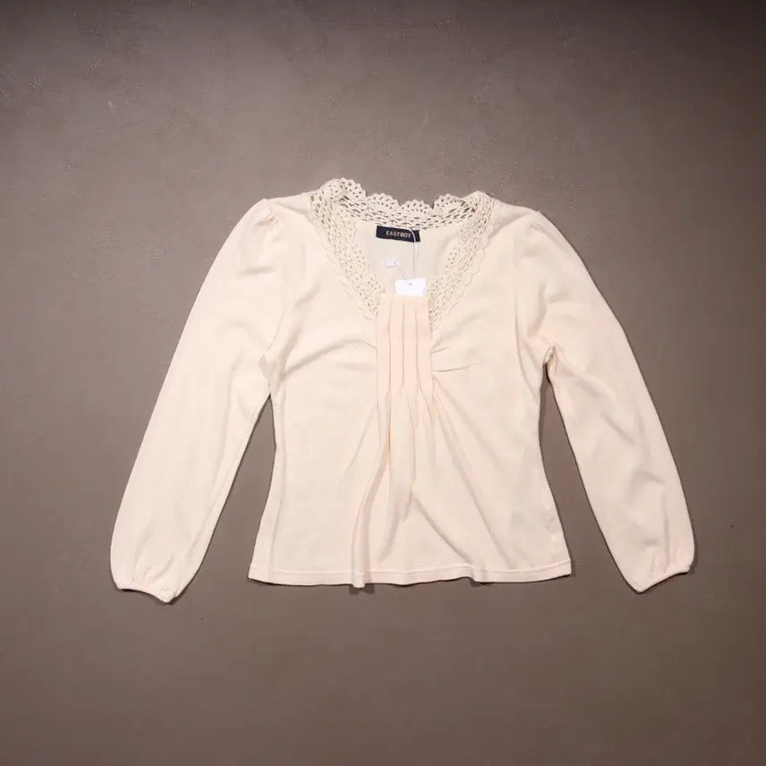 [BUNJANG] Vintage Japanese Frill Shirring Top / 일본빈티지 프릴 모리걸 셔링 탑 A768