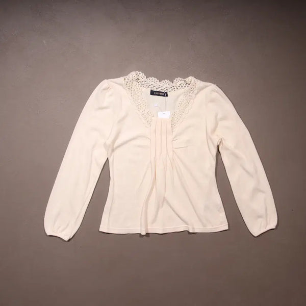 [BUNJANG] Vintage Japanese Frill Shirring Top / 일본빈티지 프릴 모리걸 셔링 탑 A768