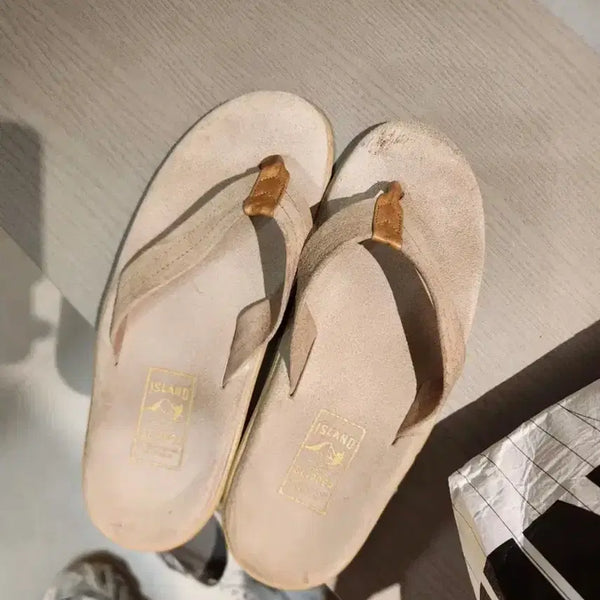 [BUNJANG] Island Slipper Sandals Beige / 아일랜드 슬리퍼 샌들 베이지300