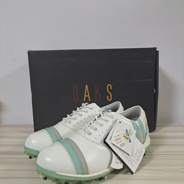 [BUNJANG] Daks Golf Shoes White Mint / 닥스 골프화 화이트 민트