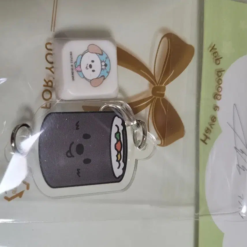 [BUNJANG] RIIZE Anton Tokyo Rise Cafe Can Badge & Bonobono Limited Keycap Bundle Set / 급처/일괄/앤톤 도쿄 라이즈카페 캔뱃지/보노보노 한정 키캡