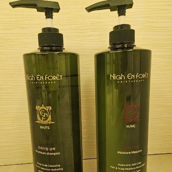 [BUNJANG] High En Foret Premium Shampoo & Moisture Mask Set / 하이앙포레 High En Foret 프리미엄 샴푸&수분 마스카라