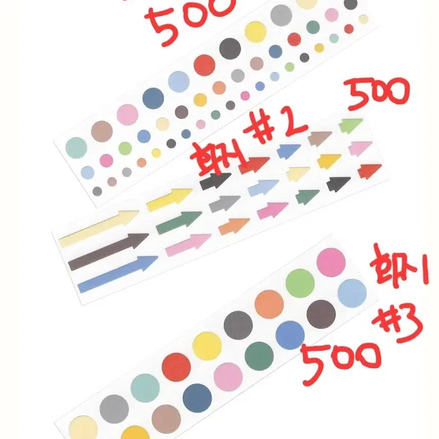 [BUNJANG] Flagg Arrow Label Stickers / (원가띵) flagg 플래그 원 화살표 라벨