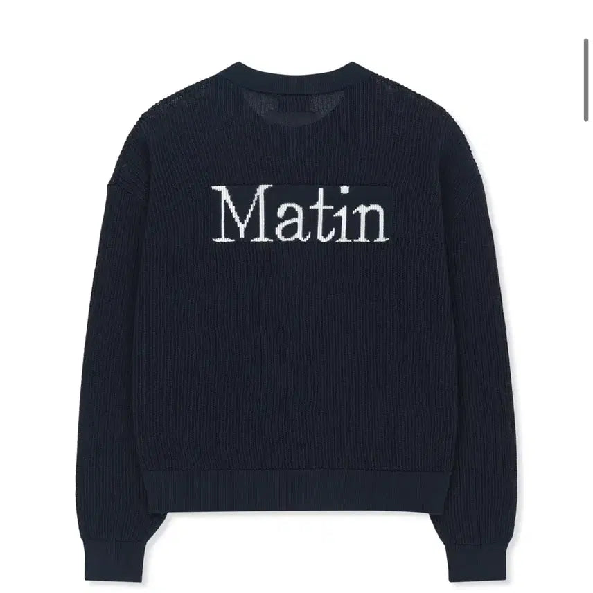 [BUNJANG] Matinkim Summer Knit Zip-Up Navy / 마뗑킴 썸머 니트집업 네이비