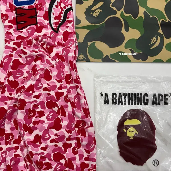 [BUNJANG] BAPE Shark Hoodie Pink / 배이프 샤크후드 핑크 새상품