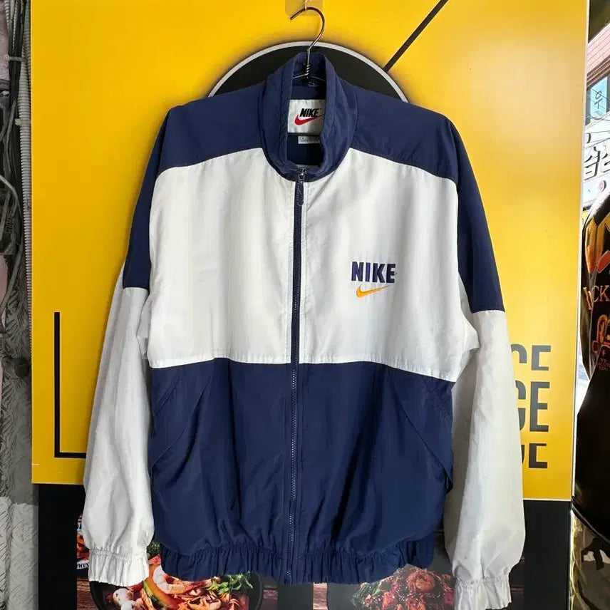 [BUNJANG] Nike 90s Old School Windbreaker Jacket / 90s 나이키  올드스쿨  바람막이