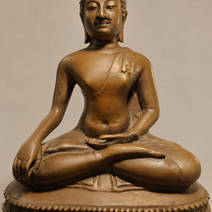 [BUNJANG] Shakyamuni Buddha Statue (20cm) - Southeast Asian Style Buddhist Art / 석가모니불 좌상 20cm 동남아 양식 불교미술 소장품 상태감안